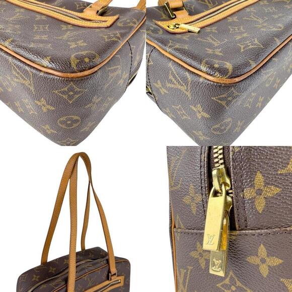 LOUIS VUITTON Brown Monogram Canvas Shoulder Bag - Picture 4 of 5